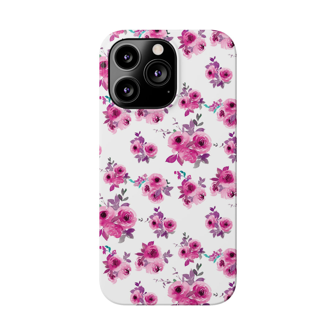 Slim Spring Flowers Gift for Her Cute Phone Cases for Iphone 16 Pro Max | iPhone 15 Case | iPhone 15 Pro Max Case, Iphone 14, 13, 12, 11, 10, 8, 7 - Studio40ParkLane