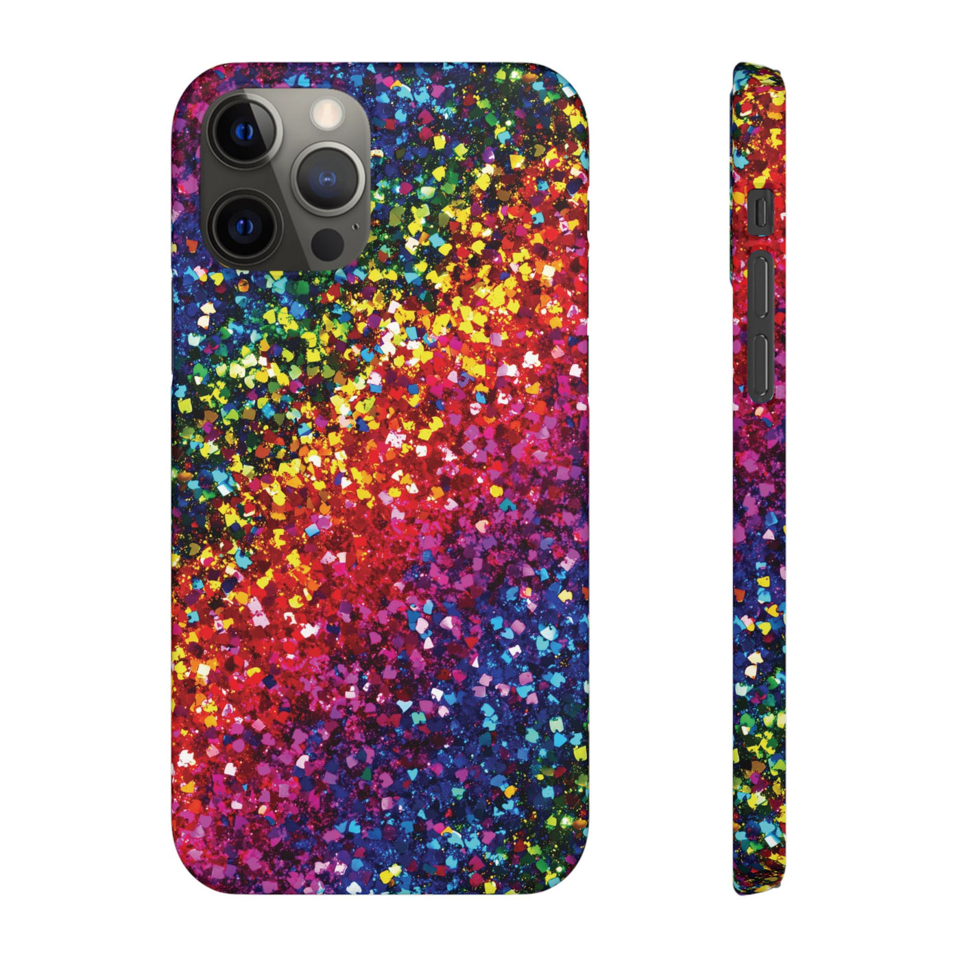 Snap Non-Glitter Muted Color Play on "Faux" Glitter Effect Cute Phone Cases for Samsung and Iphone, 16, 15, 14, S24, S23, S22, S21, S20, Plus and Ultra