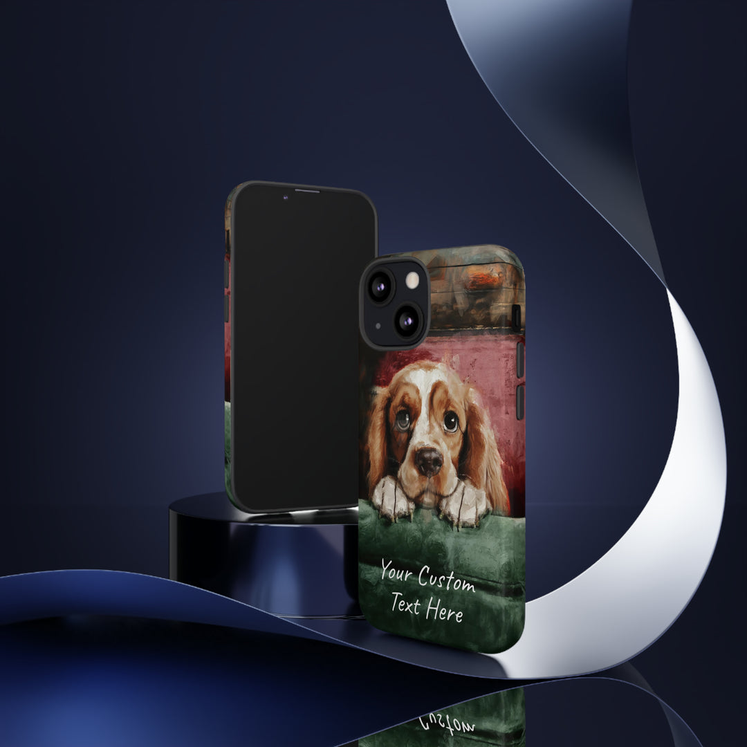 Personalize this Cute IPhone Case | Cocker Spaniel iPhone Case, iPhone 15 Case | iPhone 15 Case, Iphone 14 Case, Iphone 14 Pro Max Case - Studio40ParkLane