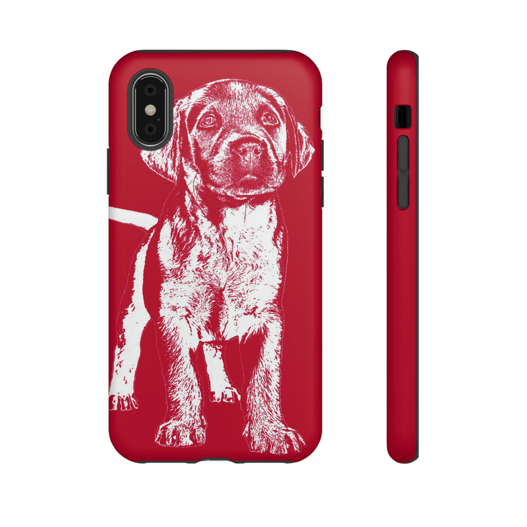 Cute IPhone Case | iPhone 15 Case | iPhone 15 Pro Max Case, Iphone 14 Case, Iphone 14 Pro Max Case IPhone Case for Dog Lovers, Puppy Dog Red - Studio40ParkLane
