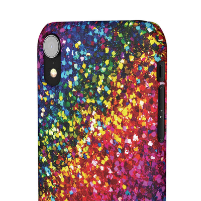 Snap Non-Glitter Muted Color Play on "Faux" Glitter Effect Cute Phone Cases for Samsung and Iphone, 16, 15, 14, S24, S23, S22, S21, S20, Plus and Ultra