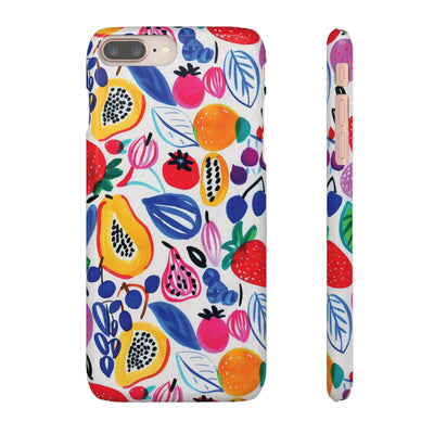 Snap Summer Fruit Gift for Her Cute Phone Cases for Samsung Galaxy S24, S23, S22, S21, S20, Plus, Ultra, Iphone 16, 15, 14, Pro and Max