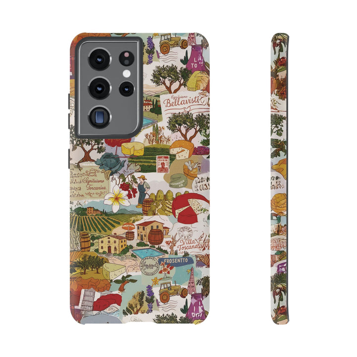 Italy Tuscany Coquette Collage Tough Premium Phone Case - For iPhone 17 Pro Max iPhone 16 Pro iPhone 15 Iphone 14 Plus 13 Pro 12 11 10 XR - Studio40ParkLane