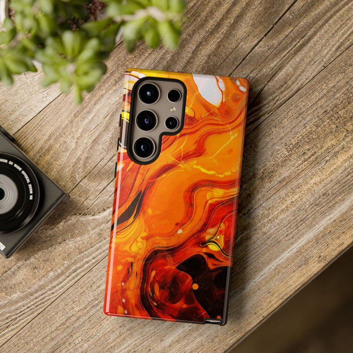 Impact Resistant, Fall Colors Marble, Cute Phone Cases for Samsung S24, S23, S22, S21, IPhone 15 pro Iphone 14 pro Iphone 13 IPhone 12 Iphone 11 - Studio40ParkLane