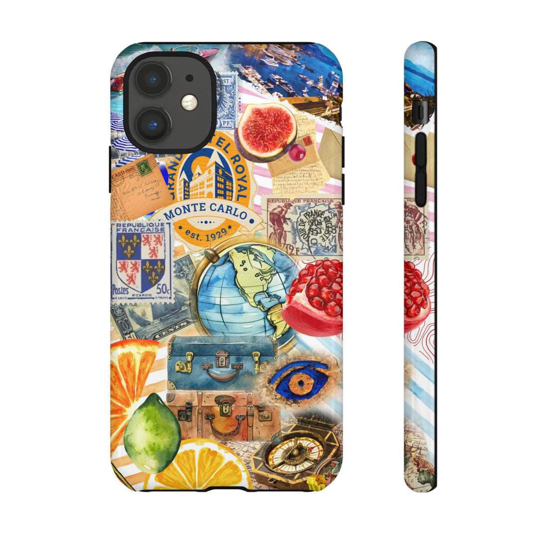 Cute European Summer Collage Phone Case, for IPhone 16 Case | Iphone 15, Iphone 14, IPhone 13 Case, 11 8 7, Samsung Galaxy S24, S23, S22, S21 Extra Protective - Studio40ParkLane