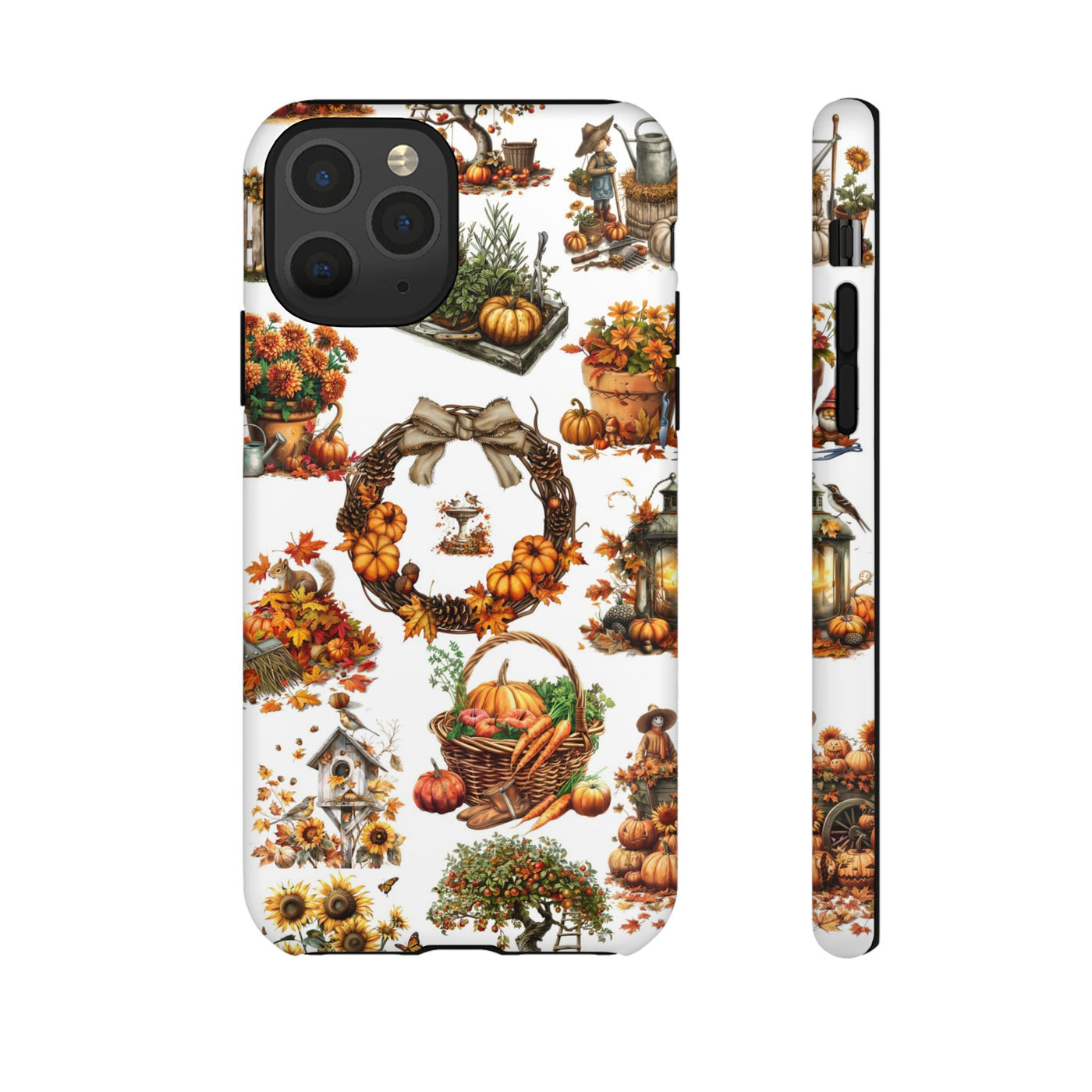 Impact Resistant, Fall Leaves Collage, Cute Phone Cases for Samsung S24, S23, S22, S21, IPhone 15 pro Iphone 14 pro Iphone 13 IPhone 12 Iphone 11