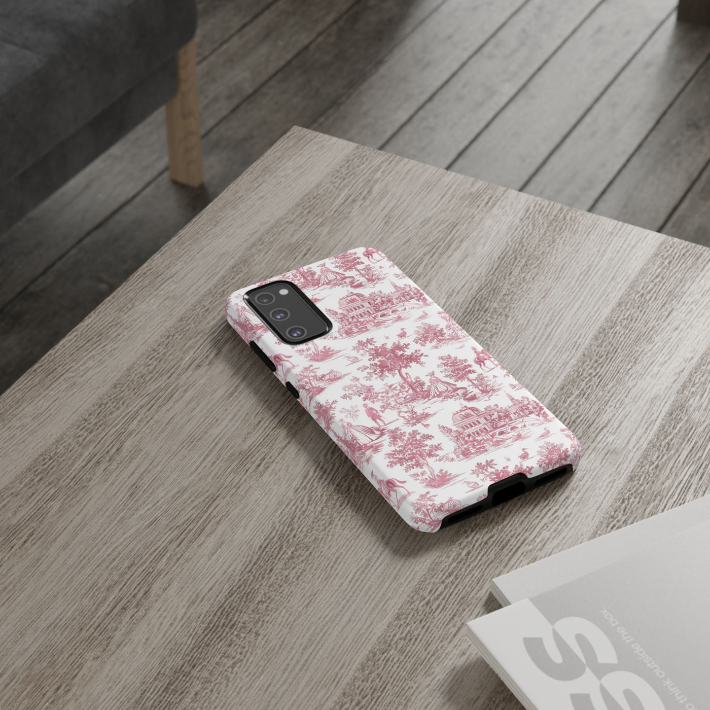 Premium Tough French Toile Gift for Her Cute Phone Cases for Samsung S25, S24, S23, S22, S21 Iphone, 16, 15, 14, 13, 12 Plus Max Pro Ultra - Studio40ParkLane