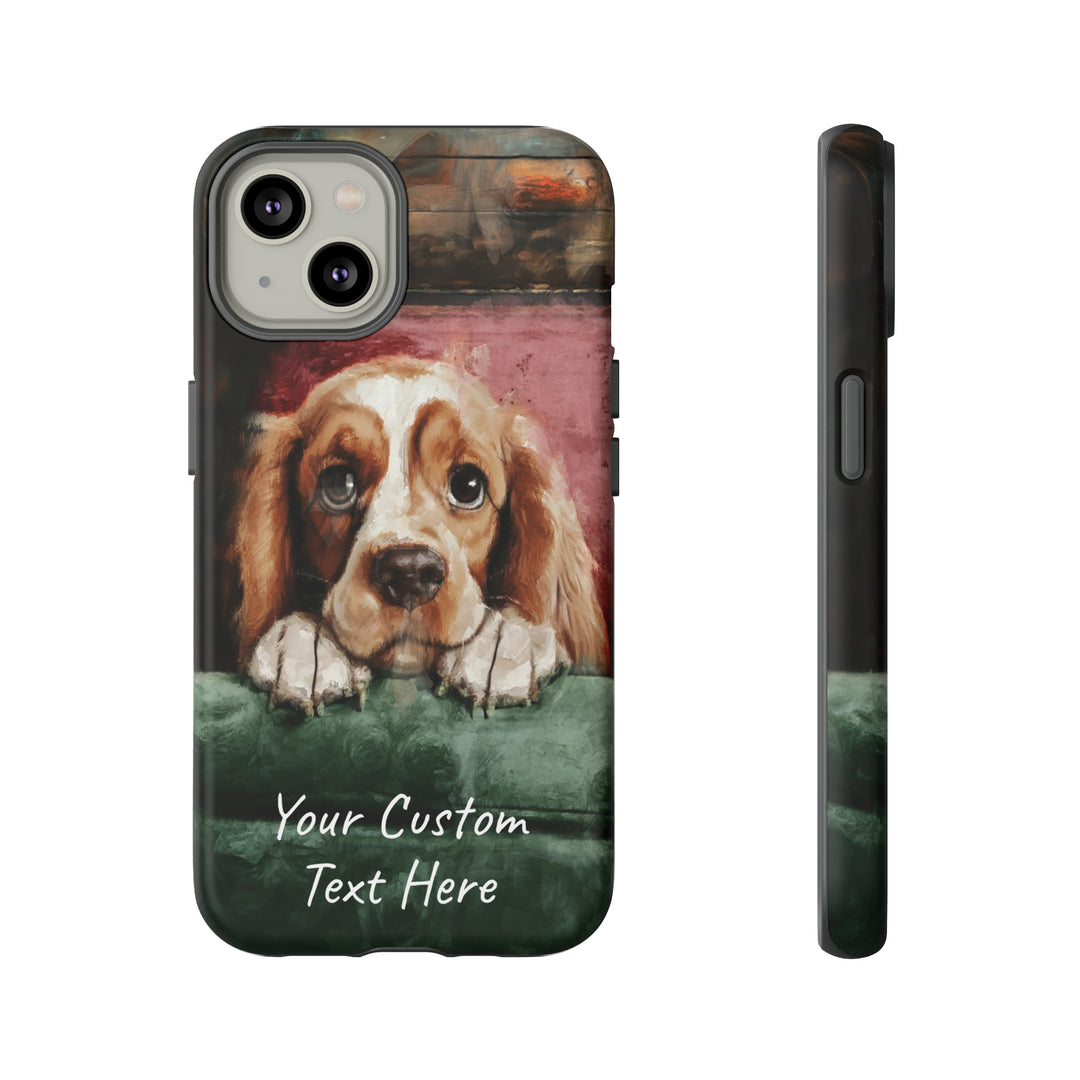 Personalize this Cute IPhone Case | Cocker Spaniel iPhone Case, iPhone 15 Case | iPhone 15 Case, Iphone 14 Case, Iphone 14 Pro Max Case - Studio40ParkLane