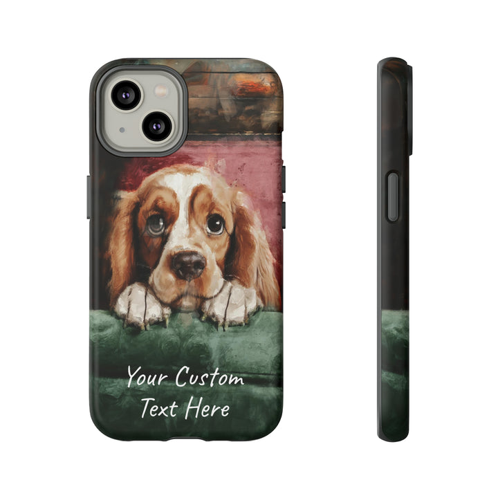 Personalize this Cute IPhone Case | Cocker Spaniel iPhone Case, iPhone 15 Case | iPhone 15 Case, Iphone 14 Case, Iphone 14 Pro Max Case - Studio40ParkLane