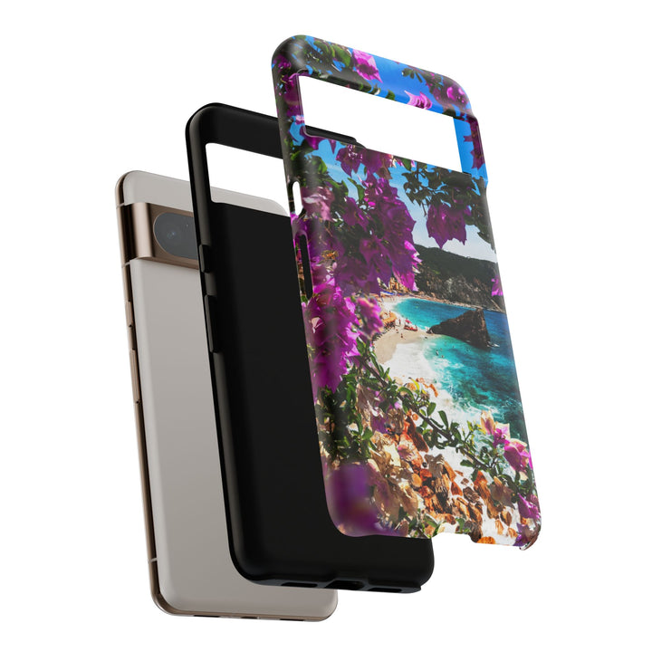 Impact Resistant, Bougainvillea Seaview, Cute Phone Cases for Samsung S24, S23, S22, S21, IPhone 15 pro Iphone 14 pro Iphone 13 IPhone 12 Iphone 11 - Studio40ParkLane