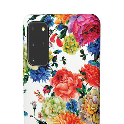 Snap Spring Flowers Cute Phone Cases for Samsung S24, S23, S22, S21, S20, Plus and Ultra, Iphone 16 Pro Max, Iphone 15, 14, 13, 12, 11, 10 - Studio40ParkLane