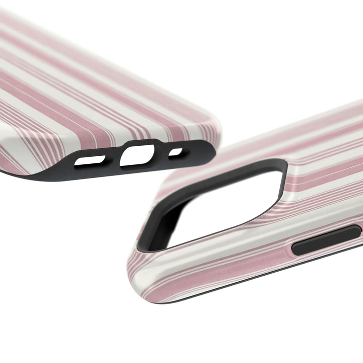 MagSafe Cute Phone Case, Coastal Striped Phone Case for iPhone 17 16 15 14 13 12 Pro Max, Samsung S26 S25 S24 Ultra case - Studio40ParkLane
