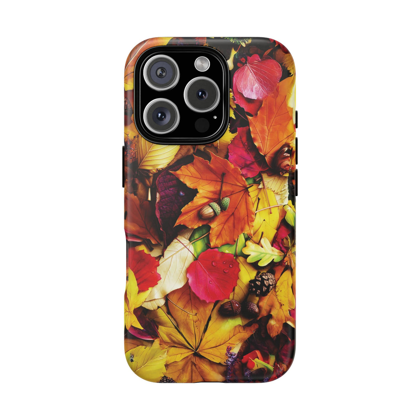 Aesthetic Tough Fall Leaves Foliage Premium Phone Case - For iPhone 17 Pro Max iPhone 16 Pro iPhone 15 Iphone 14 Plus 13 Pro 12 11 10 XR - Studio40ParkLane
