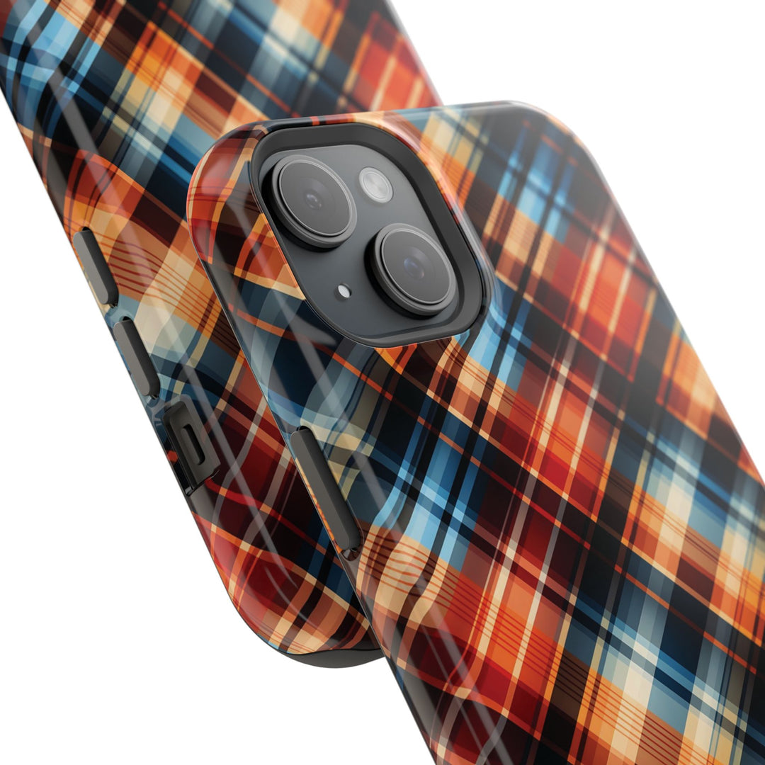 Checkered Plaid Magsafe Gift for Her Cute Phone Case for Iphone, | iPhone 16 | iPhone 15 Pro Max, Iphone 14 Pro Max, 13 12 11 10 9 8 7 - Studio40ParkLane