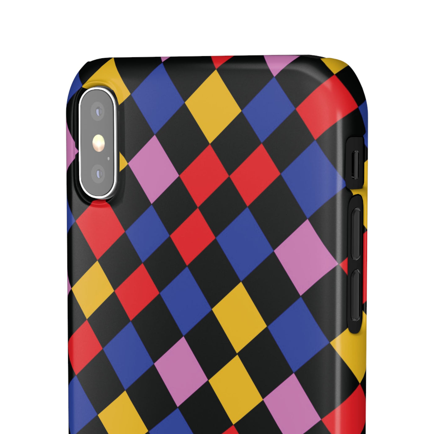 Colorful Checkerboard Cute Phone Case - Sleek Snap - for iPhone 16 15 14 13 12 11 Max Pro Plus Samsung Galaxy S24 S23 S22 S21 S20 Plus Ultra - Studio40ParkLane