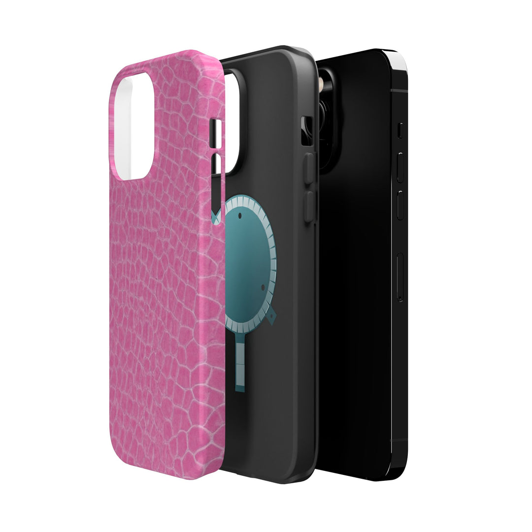 Non Leather Pink Color Pattern Magsafe Cute Phone Case for Iphone Gift for Her, | iPhone 15 Case | iPhone 15 Pro Max Case, Iphone 14, Iphone 14 Pro Max, Iphone 13, Iphone 16 - Studio40ParkLane