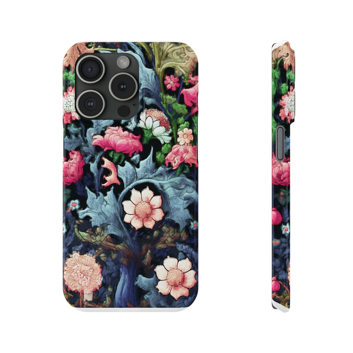 Slim Cute Phone Cases for Iphone - | iPhone 15 Case | iPhone 15 Pro Max Case, Iphone 14 Case, Iphone 14 Pro Max, Iphone 13, Flowers Scene - Studio40ParkLane