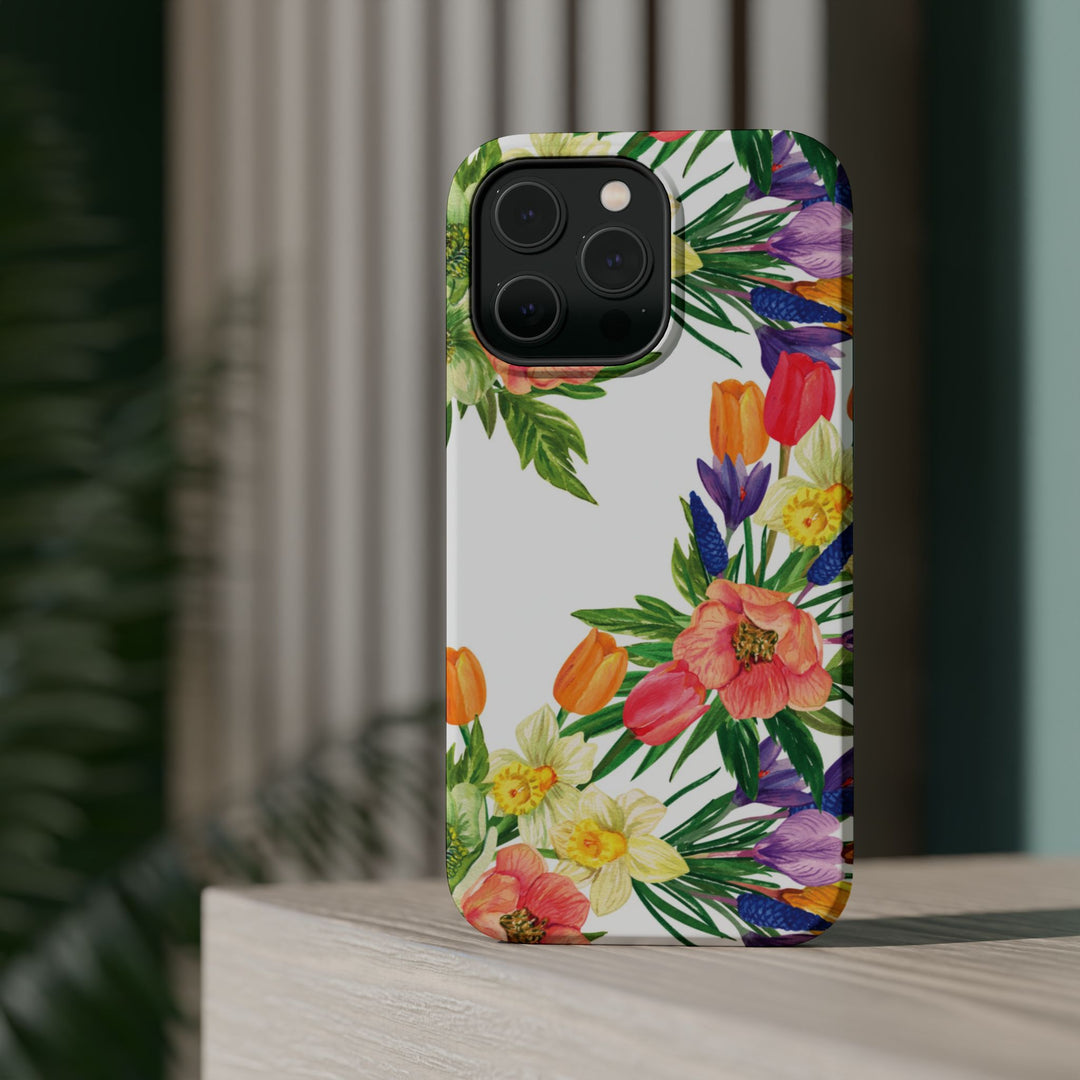 Spring Flowers Magsafe Cute Phone Case for Iphone Gift for Her, iPhone 16 Case iPhone 15 Pro Max Case, Iphone 14, Iphone 14 Pro Max, 13, 12 - Studio40ParkLane