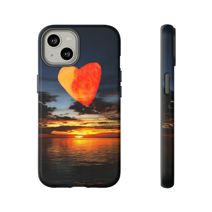 Cute IPhone Case | Rising Heart Love Sunset, iPhone 15 Case | iPhone 15 Pro Case, Iphone 14 Case, Iphone 14 Pro Max Case - Studio40ParkLane