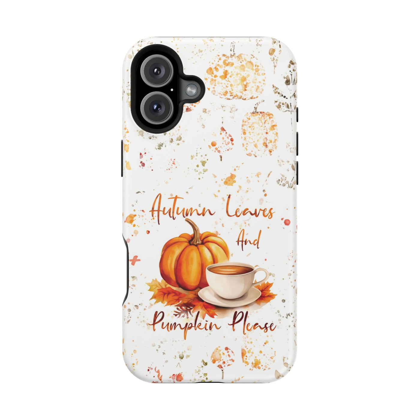 Fall Leaves Pumpkins Tough Magsafe Cute Phone Cases for Iphone | iPhone 15 Case | iPhone 15 Pro Max Case, Iphone 14, Iphone 14 13 12 11 10 9 8 7 - Studio40ParkLane