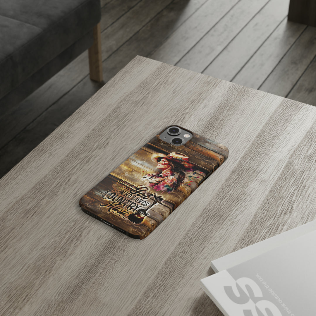 Slim Cute Phone Cases for Iphone - | iPhone 15 Case | iPhone 15 Pro Max Case, Iphone 14 Case, Iphone 14 Pro Max, Iphone 13, Country Music Girl - Studio40ParkLane