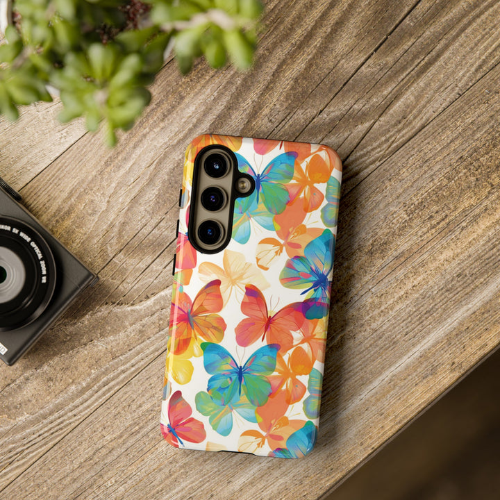 Cute Samsung Case | Cool Iphone Case | Summer Bright Butterflies, Samsung S24, S23, S22, S21, IPhone 15 Case | Iphone 14 Case, Iphone 13 Case - Studio40ParkLane
