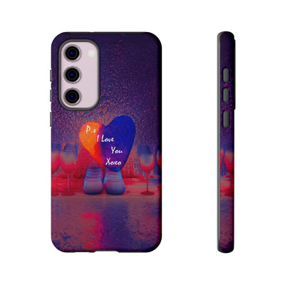 Cute Samsung Case | Cool Iphone Case | PS I love You - Heart, Samsung S24, S23, S22, S21, IPhone 15 Case | Iphone 14 Case, Iphone 13 Case