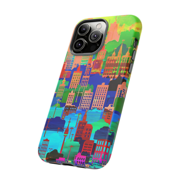 Cute Samsung Case | Cool Iphone Case | Summer City Skyline, Samsung S24, S23, S22, S21, IPhone 15 Case | Iphone 14 Case, Iphone 13 Case - Studio40ParkLane