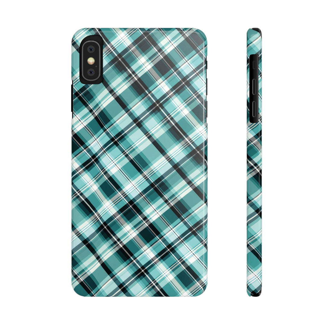Slim Checkered Plaid Gift for Her Cute Phone Cases for Iphone 16 Pro Max | iPhone 15 Case | iPhone 15 Pro Max Case, Iphone 14, 13, 12, 11, 10, 8, 7 - Studio40ParkLane