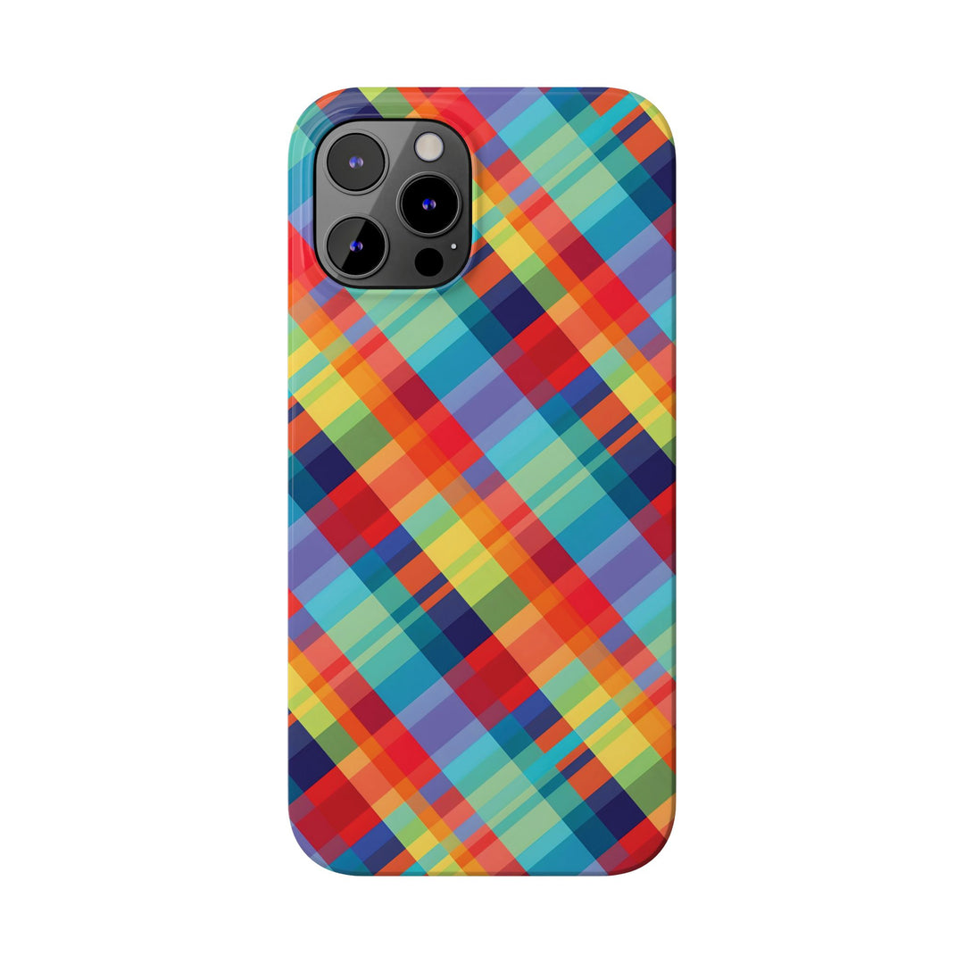 Slim Checkered Plaid Gift for Her Cute Phone Cases for Iphone 16 Pro Max | iPhone 15 Case | iPhone 15 Pro Max Case, Iphone 14, 13, 12, 11, 10, 8, 7 - Studio40ParkLane