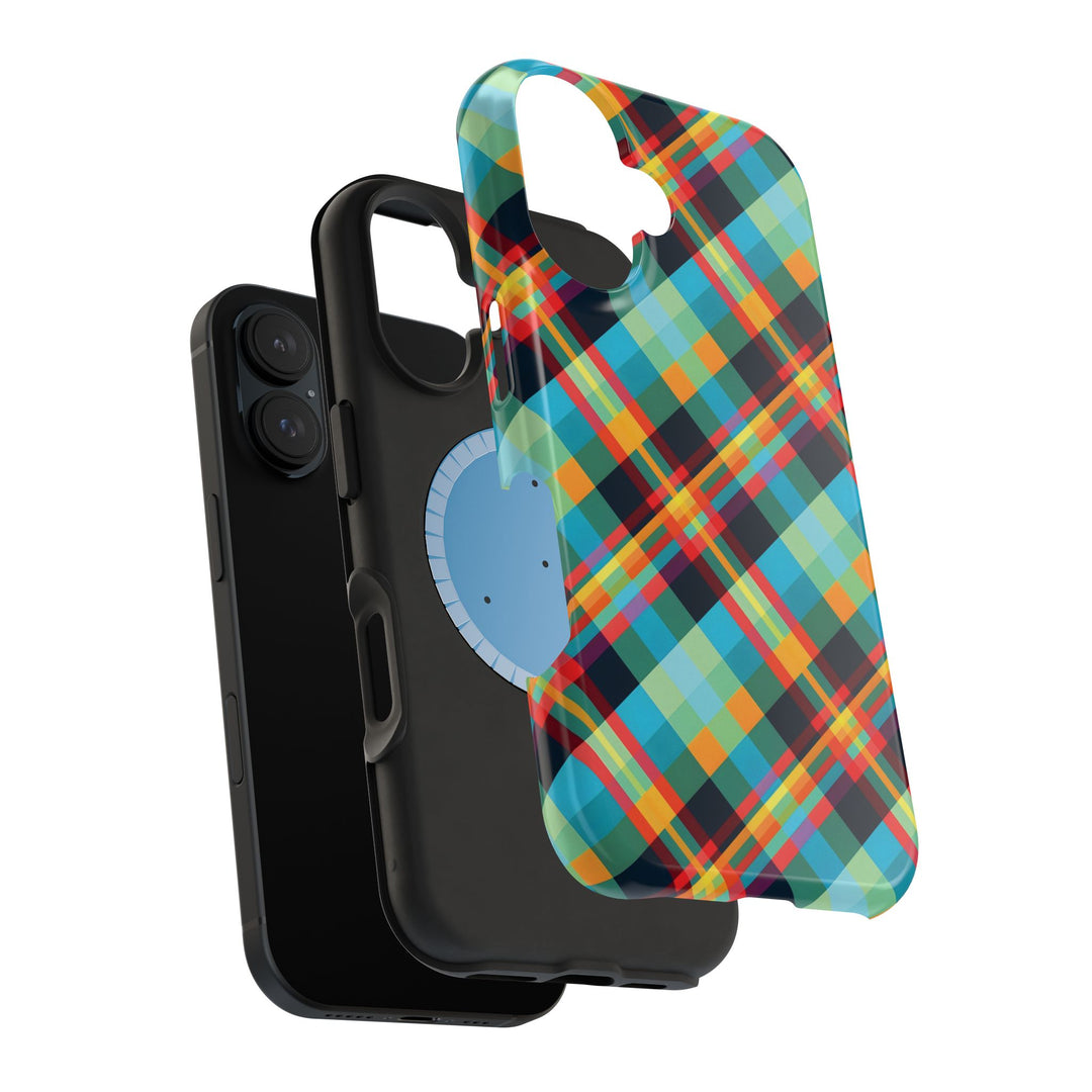 Checkered Plaid Magsafe Gift for Her Cute Phone Case for Iphone, | iPhone 16 | iPhone 15 Pro Max, Iphone 14 Pro Max, 13 12 11 10 9 8 7 - Studio40ParkLane
