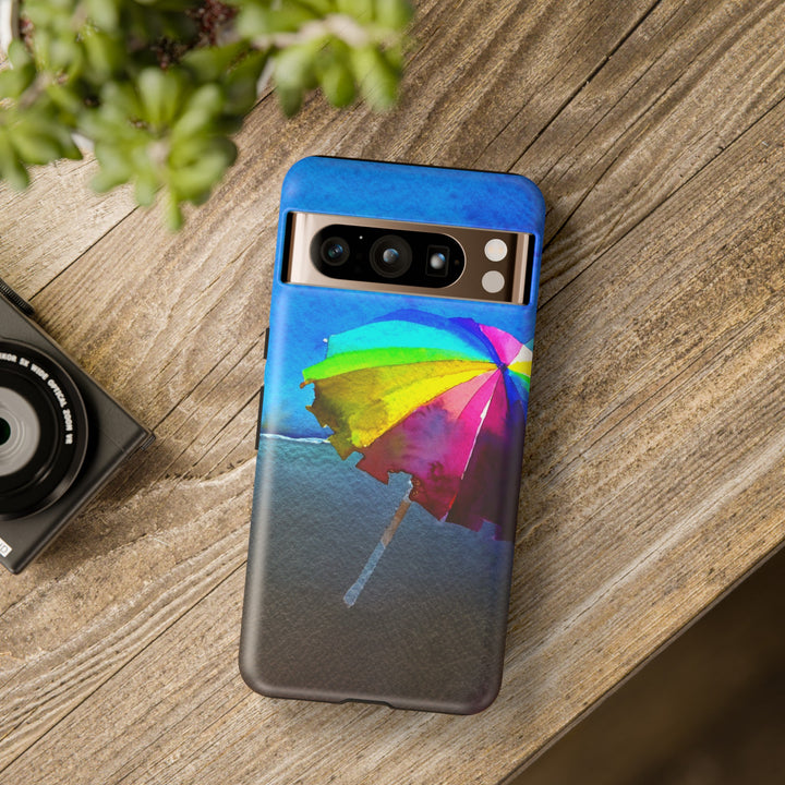 Cute Samsung Case | Cool Iphone Case | Summer Colorful Beach Parasol, Samsung S24, S23, S22, S21, IPhone 15 Case | Iphone 14 Case, Iphone 13 Case - Studio40ParkLane