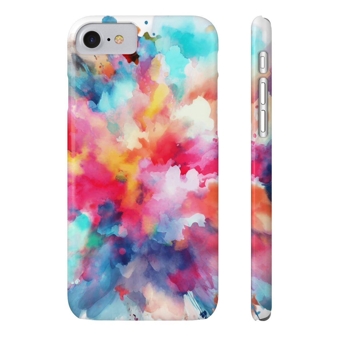 Slim Paint Splash Gift for Her Cute Phone Cases for Iphone 16 Pro Max | iPhone 15 Case | iPhone 15 Pro Max Case, Iphone 14, Iphone 14 Pro Max, Iphone 13 12 11 8 7 - Studio40ParkLane