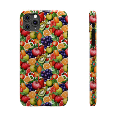 Slim Cute Phone Cases for Iphone  | iPhone 15 Case | iPhone 15 Pro Max Case, Iphone 14, Iphone 14 Pro Max, Iphone 13, Summer Fruit Mix Selection