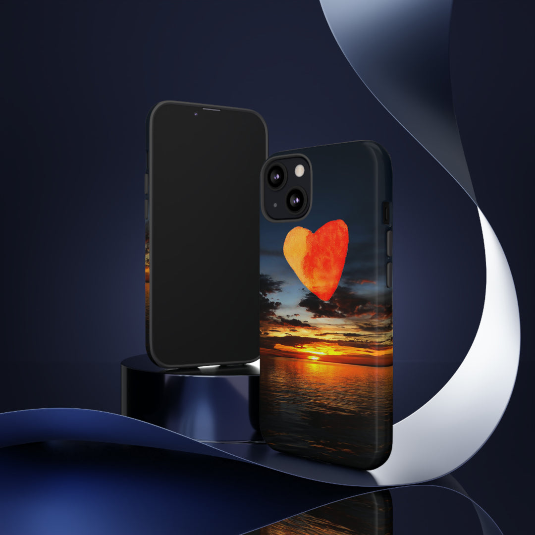 Cute IPhone Case | Rising Heart Love Sunset, iPhone 15 Case | iPhone 15 Pro Case, Iphone 14 Case, Iphone 14 Pro Max Case - Studio40ParkLane