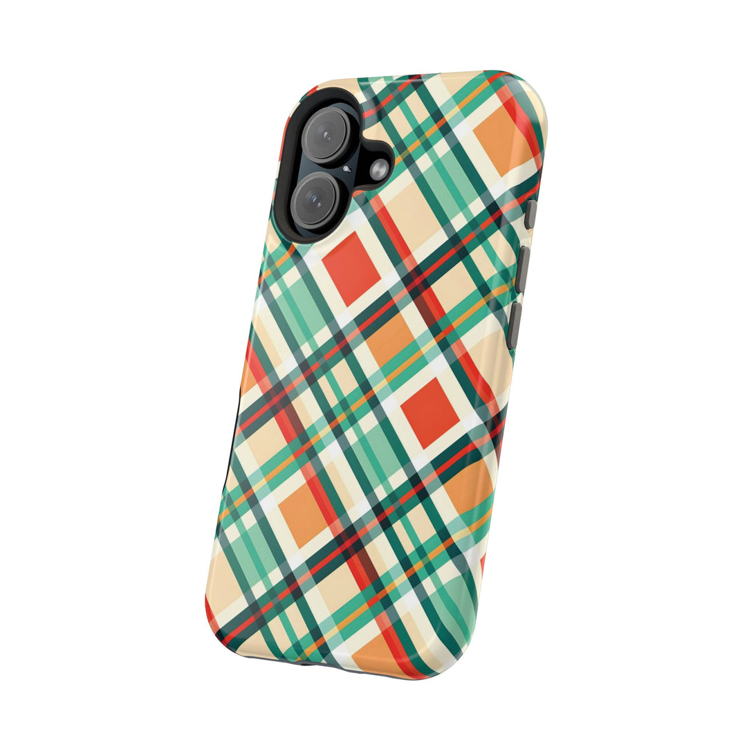 Checkered Plaid Magsafe Gift for Her Cute Phone Case for Iphone, | iPhone 16 | iPhone 15 Pro Max, Iphone 14 Pro Max, 13 12 11 10 9 8 7 - Studio40ParkLane