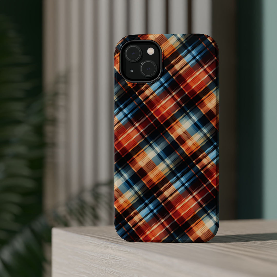 Checkered Plaid Magsafe Gift for Her Cute Phone Case for Iphone, | iPhone 16 | iPhone 15 Pro Max, Iphone 14 Pro Max, 13 12 11 10 9 8 7 - Studio40ParkLane