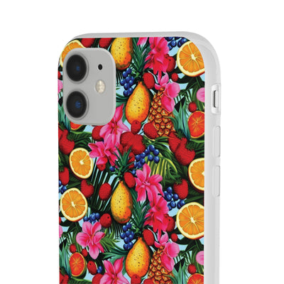 Cute Flexi Phone Cases, For Iphones and Samsung Galaxy Phones, Summer Mixed Fruit, Galaxy S23 Phone Case, Samsung S22 Case, Samsung S21, Iphone 15, Iphone 14, Iphone 13