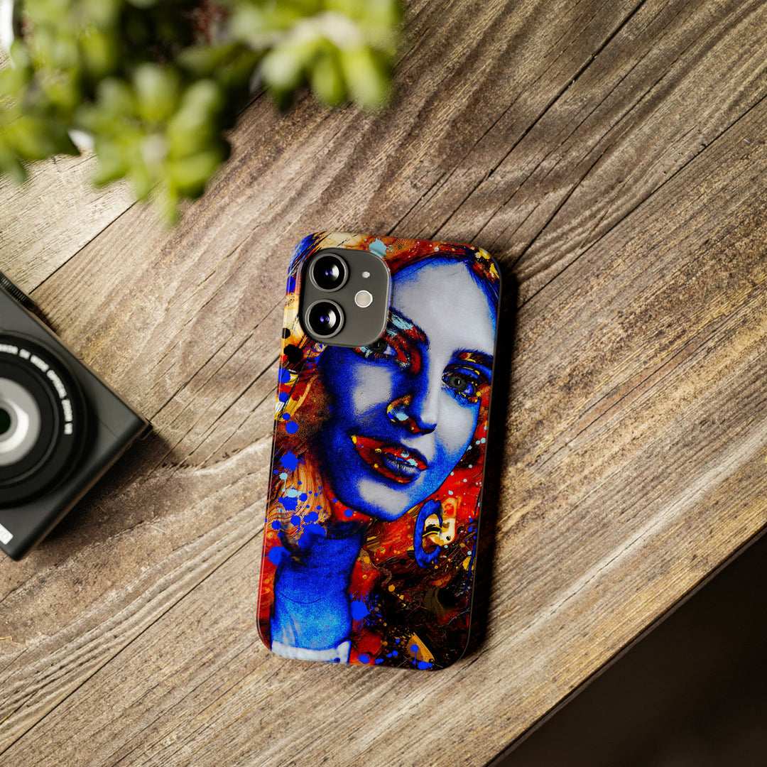 Slim Cute Phone Cases for Iphone - | iPhone 15 Case | iPhone 15 Pro Max Case, Iphone 14 Case, Iphone 14 Pro Max, Iphone 13, Marble Splash Face - Studio40ParkLane