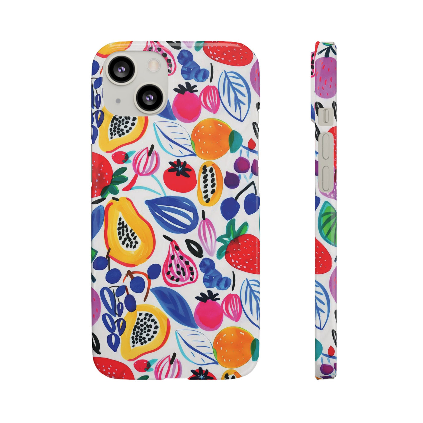 Snap Summer Fruit Gift for Her Cute Phone Cases for Samsung Galaxy S24, S23, S22, S21, S20, Plus, Ultra, Iphone 16, 15, 14, Pro and Max