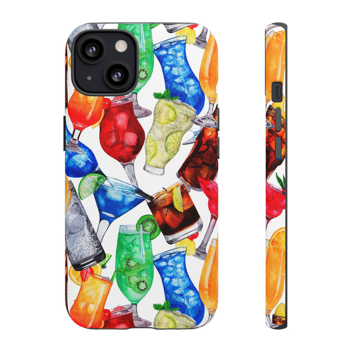 Cute Samsung Case | Cool Iphone Case | Summer Fruit Cocktail, Samsung S24, S23, S22, S21, IPhone 15 Case | Iphone 14 Case, Iphone 13 Case - Studio40ParkLane