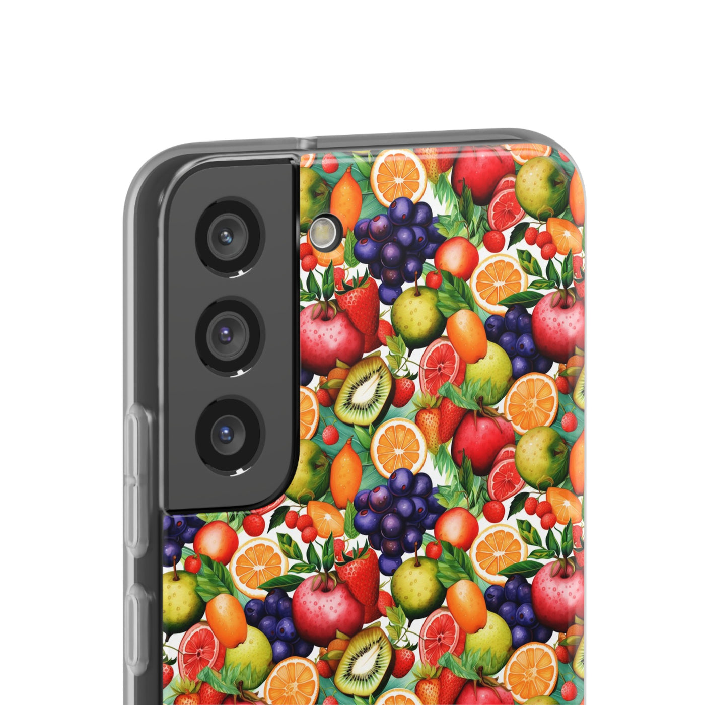 Cute Flexi Phone Cases, Summer Fruit Mix, Compatible with Samsung Galaxy S23, Samsung S22, Samsung S21, Samsung S20, Galaxy S20 Ultra