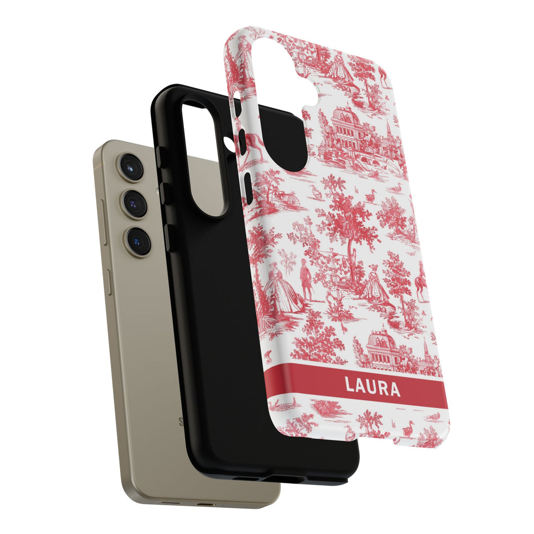 Premium Tough Personalized Initial Custom Gift Cute Phone Cases for Samsung Galaxy S24, S23, S22, S21 Plus, Ultra, Iphone 16, 15, 14 Pro Max - Studio40ParkLane