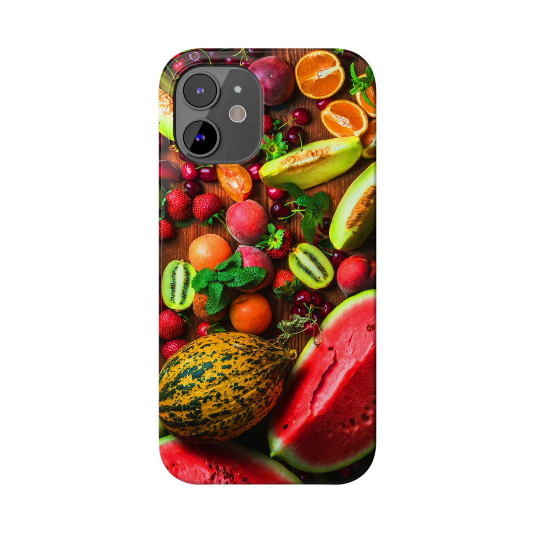 Slim Fall Fruit Collage Phone Cases for Iphone 16 | iPhone 15 Case | iPhone 15 Pro Max Case, Iphone 14, Iphone 14 Pro Max, Iphone 13, Slim Mom Dad Gift - Studio40ParkLane