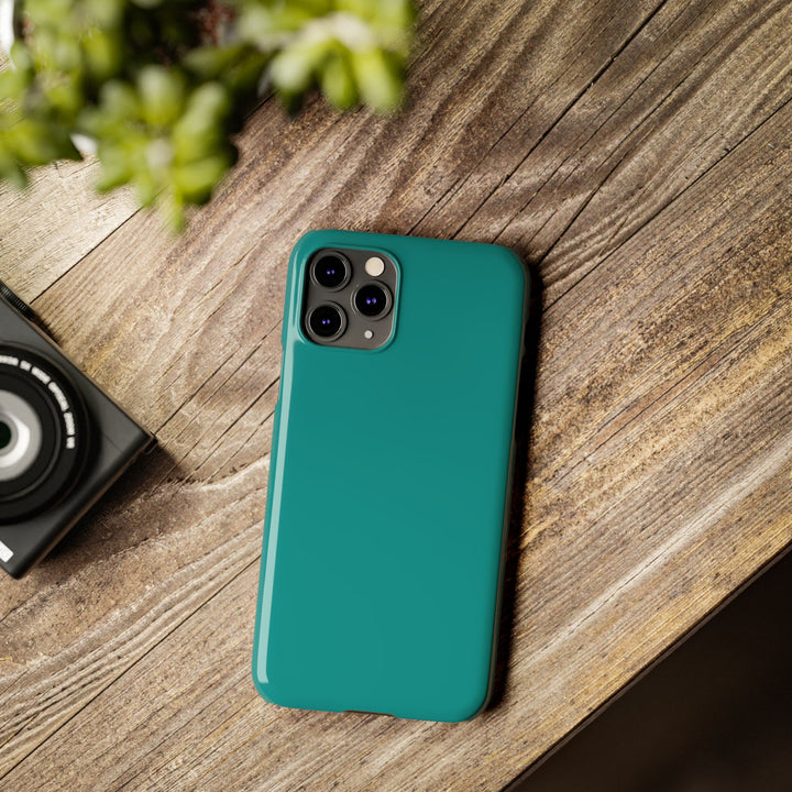 Slim Turquoise Blue Gift for Her Aesthetic Cute Phone Case for Iphone 16 - | iPhone 15 Pro Max Case | iPhone 14 Case 13 12 11 10 9 8 7 - Studio40ParkLane