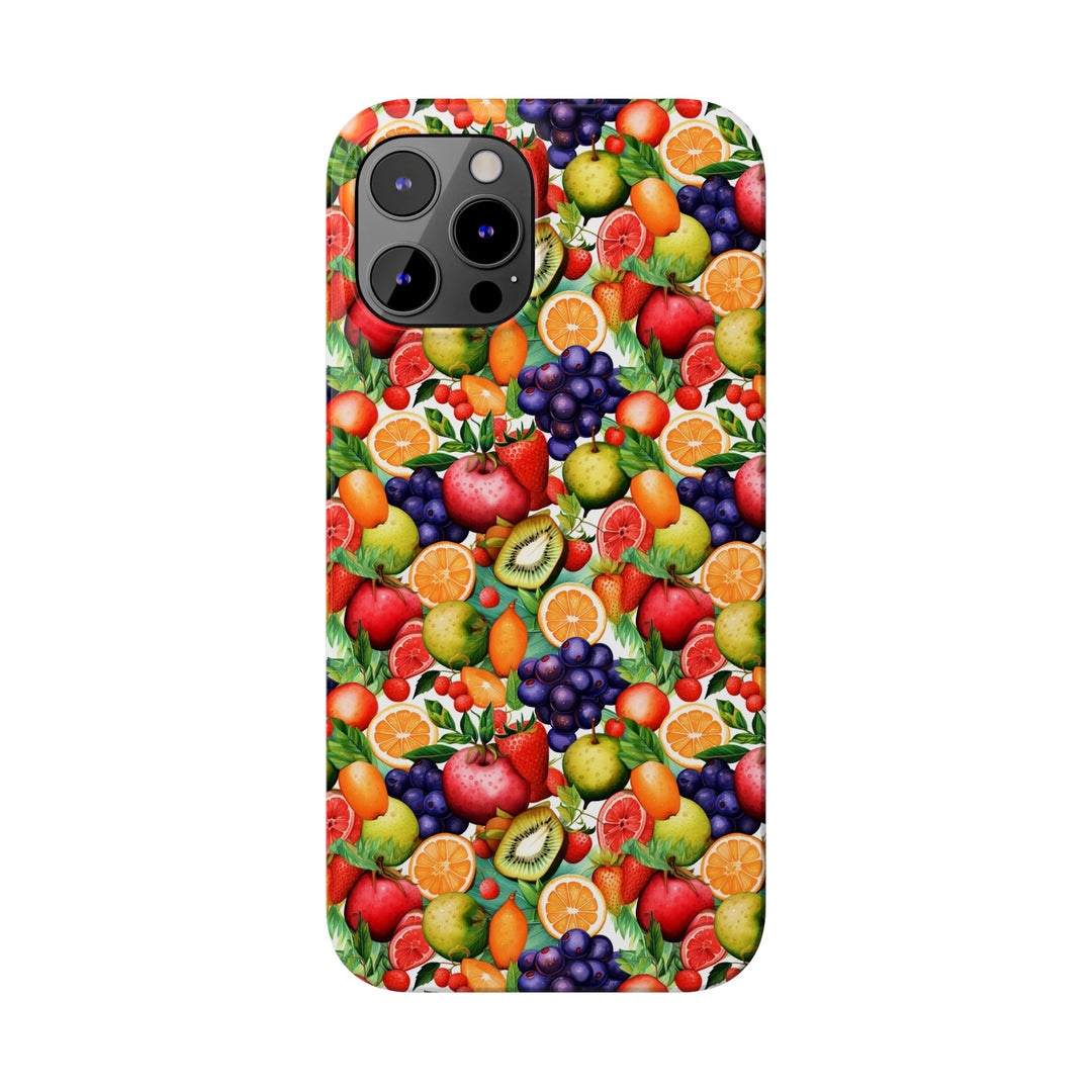 Slim Cute Phone Cases for Iphone | iPhone 15 Case | iPhone 15 Pro Max Case, Iphone 14, Iphone 14 Pro Max, Iphone 13, Summer Fruit Mix Selection - Studio40ParkLane