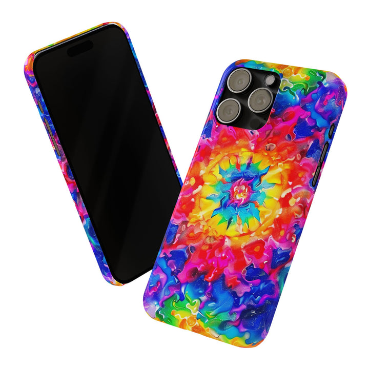 Slim Tie Dye Faux Glitter Gift for Her Cute Phone Cases for Iphone 16 Pro Max | iPhone 15 Case | iPhone 15 Pro Max Case, Iphone 14, Iphone 14 Pro Max, Iphone 13 12 11 8 7 - Studio40ParkLane