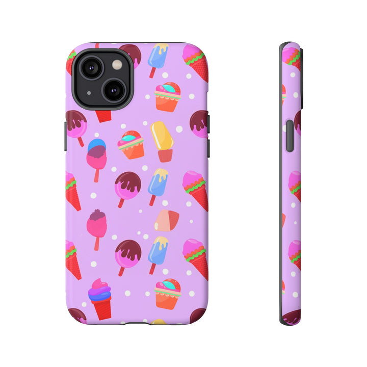 Cute Samsung Case | Cool Iphone Case | Summer Pink Ice - Cream, Samsung S24, S23, S22, S21, IPhone 15 Case | Iphone 14 Case, Iphone 13 Case - Studio40ParkLane