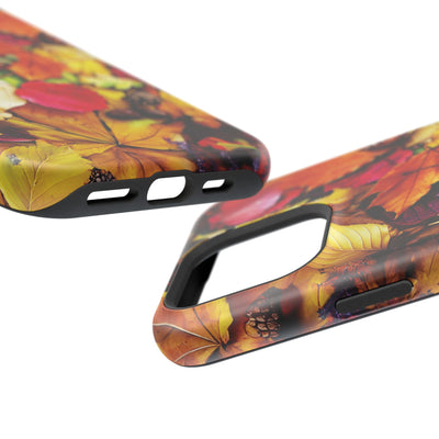 Aesthetic Tough Magsafe Fall Leaves Foliage Phone Case - For iPhone 17 Pro Max iPhone 16 Pro iPhone 15 Iphone 14 Plus 13 Pro 12 11 10 - Studio40ParkLane