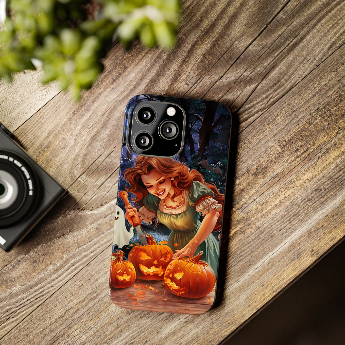 Slim Fall Autumn Pumpkin Fairy Gift for Her Cute Phone Cases for Iphone 16 | iPhone 15 Case | iPhone 15 Pro Max Case, Iphone 14, Iphone 14 Pro Max, Iphone 13, Slim